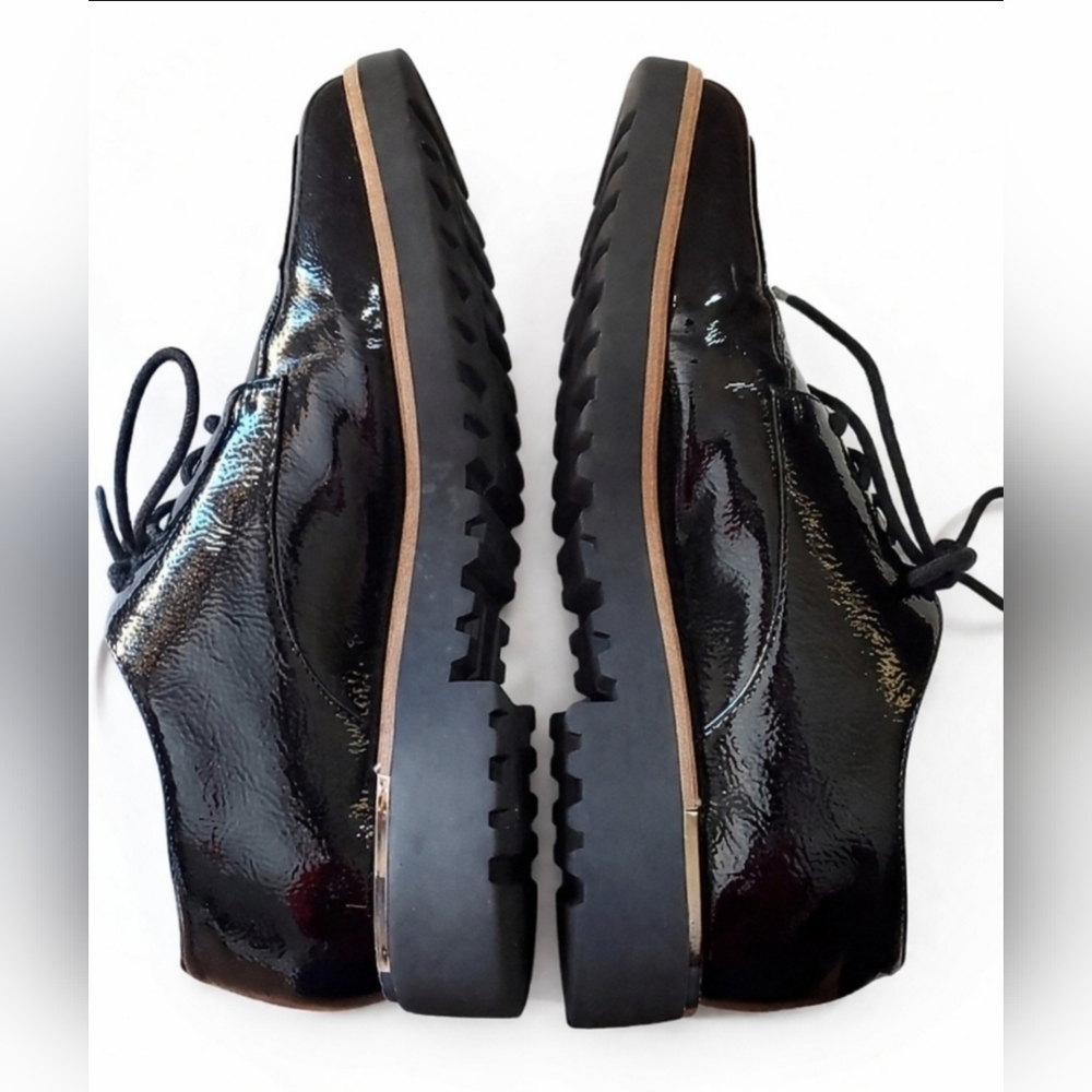 Franco Sarto Charles Oxfords Black And Brown Shoes US 8 Womens - Picture 5 of 8